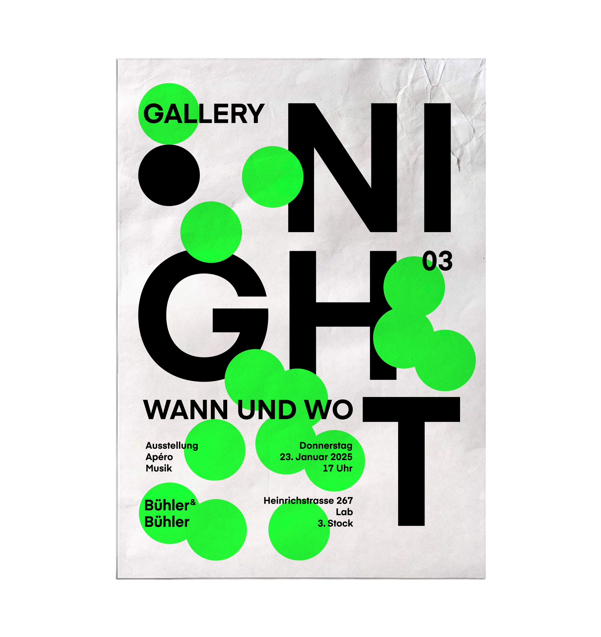 gallery night event print