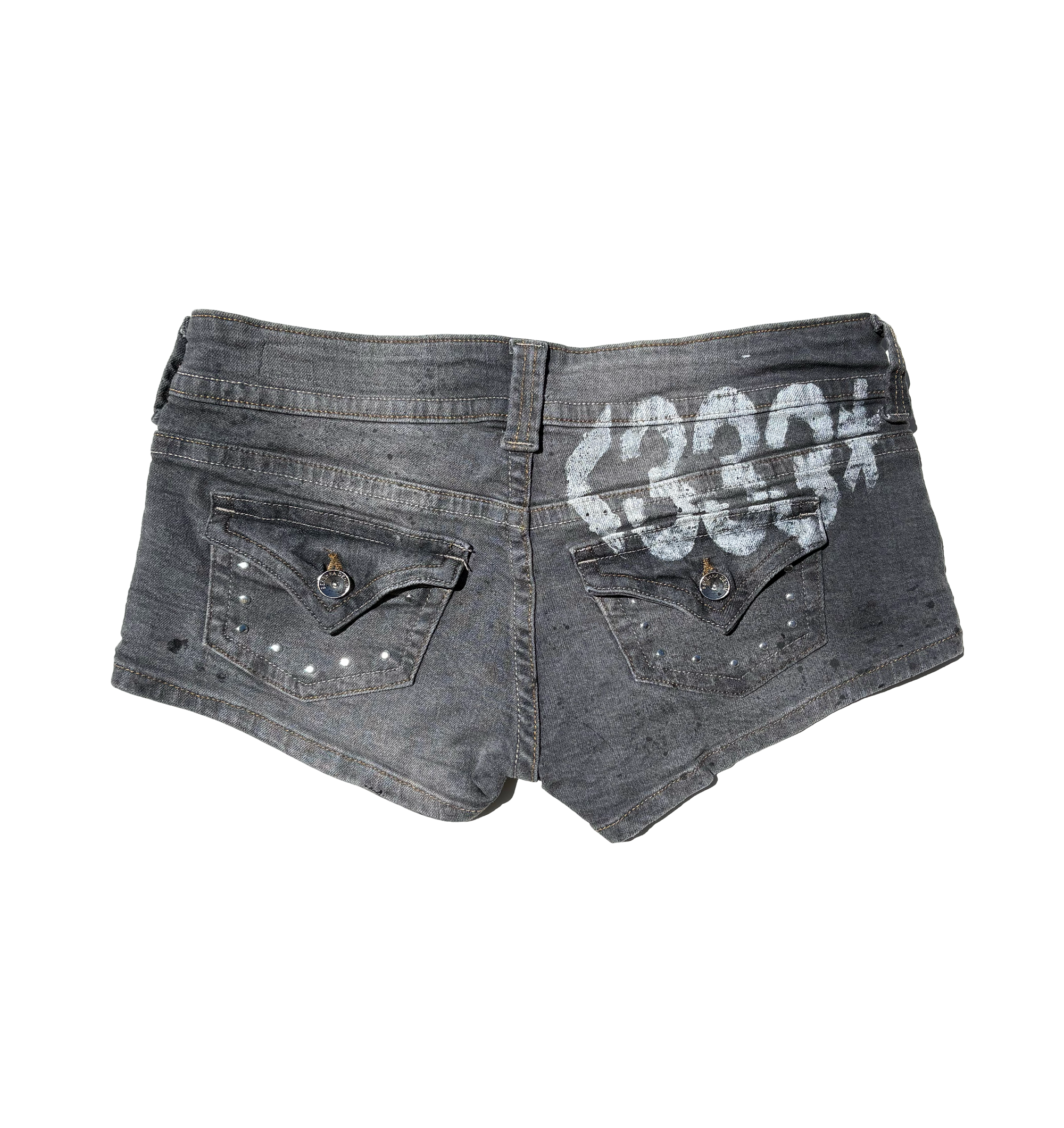 bershka modified micro shorts