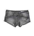 bershka modified micro shorts