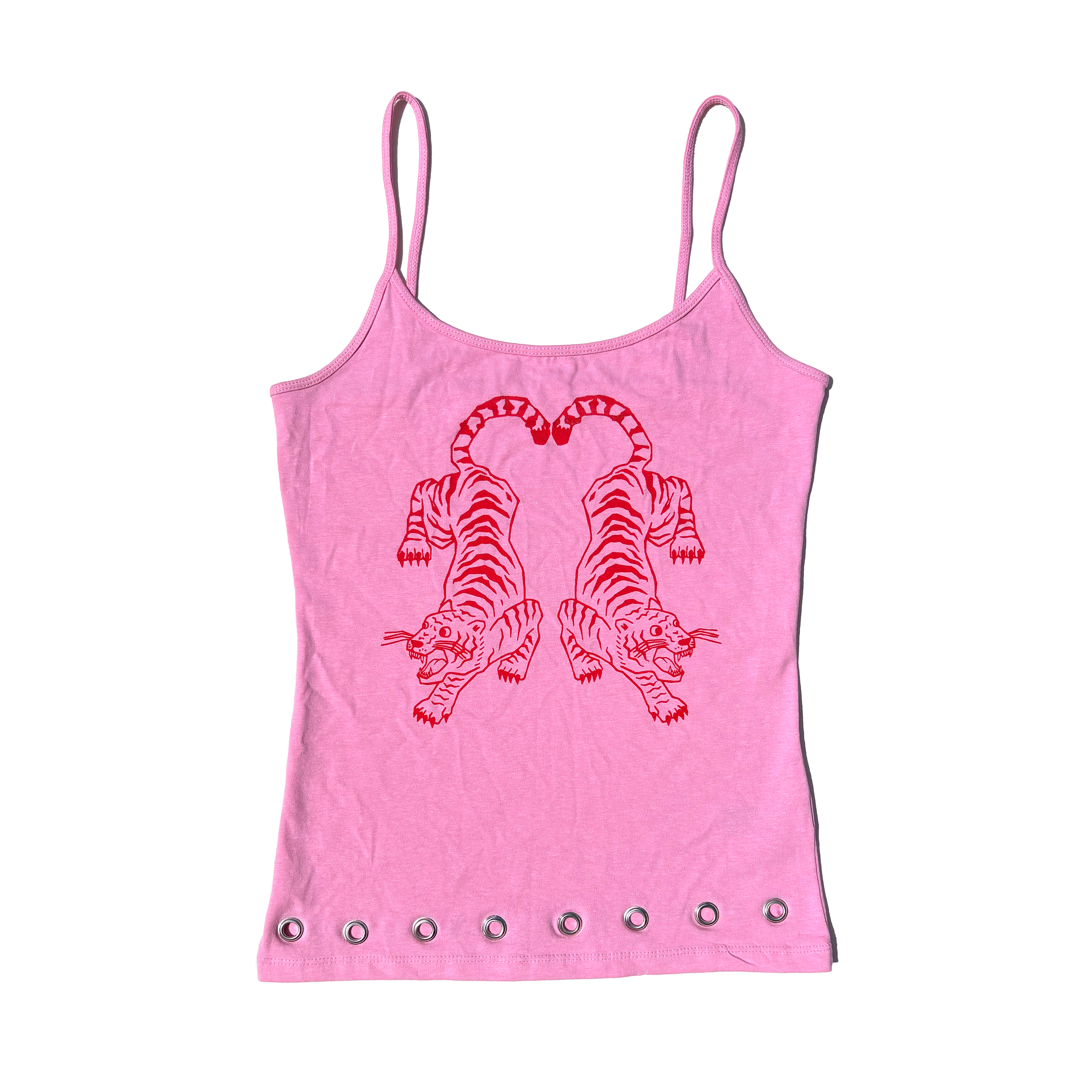 tiger eyelet cami